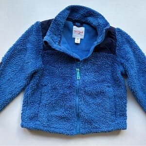 Cat & Jack Navy and Blue Sherpa Jacket